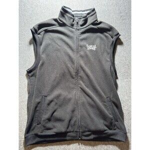 Samuel Adams Boston Beer Men’s Black Full zip Fleece Vest W/pockets XXL